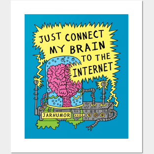 Internet Brain Posters and Art